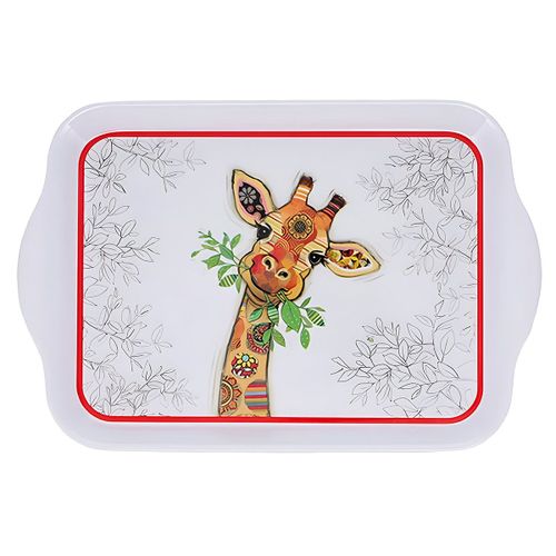 Mini Plateau En Mélamine Girafe Kook