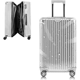 GOTHICANA BY EMPHousse De Protection En Pvc Transparent Pour Valise De 50,8 Cm, 61 Cm, 71,1 Cm, 76,2 Cm