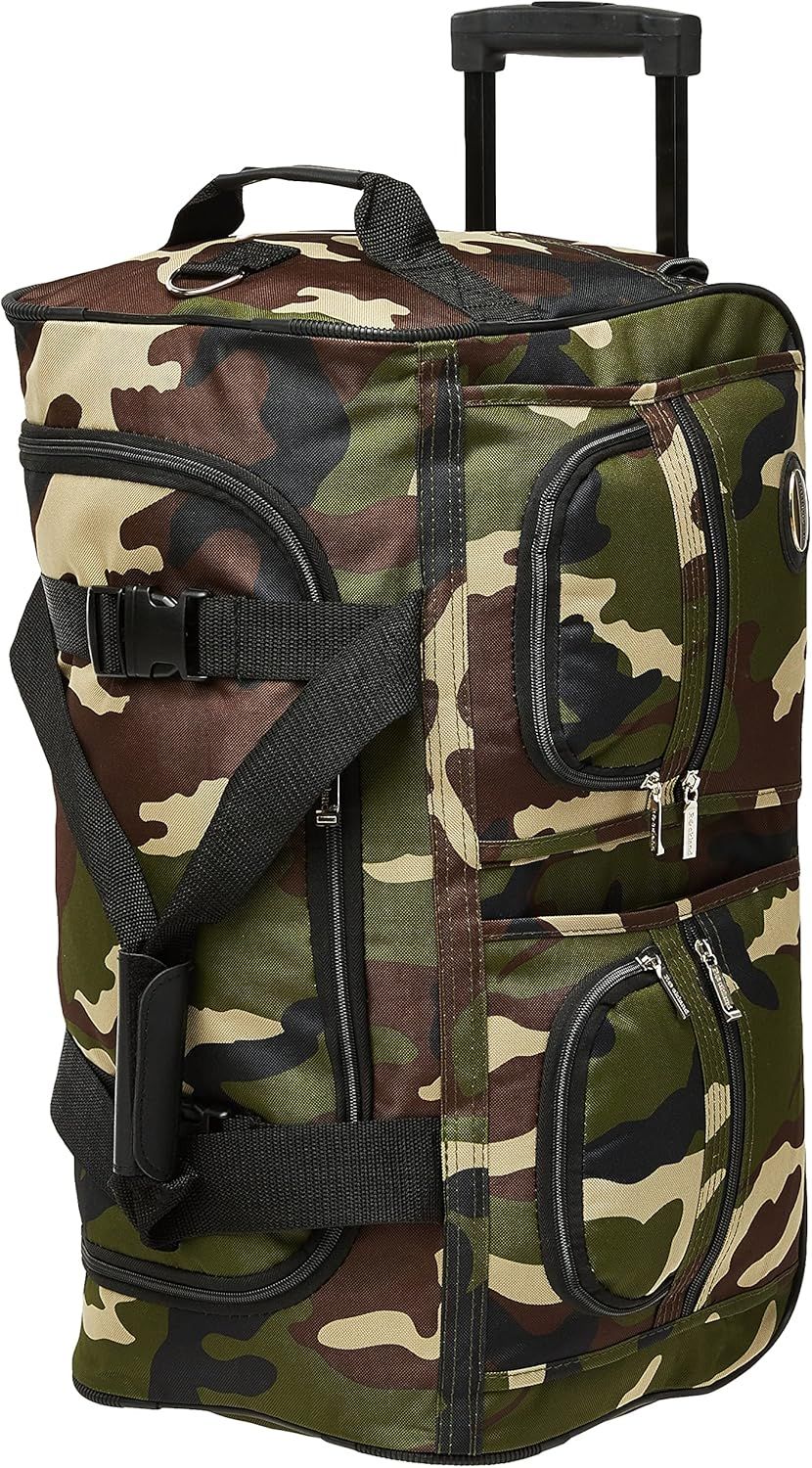 GOTHICANA BY EMPMelbourne Valise Rigide Extensible À Roulettes Pivotantes, Camouflage, 22