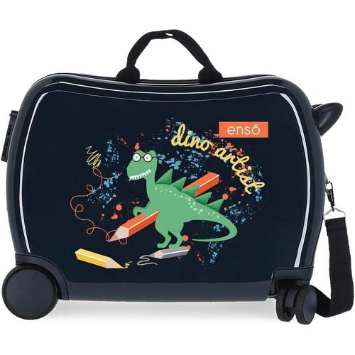 GOTHICANA BY EMPDino Artist Multicolore Valise Enfant 50X38X20 Cm Abs Rigide Serrure Latérale À Combinaison 34L 1,8 Kg 4 Roues Bagage À Main