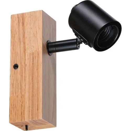 Spot Arvid Max.1x20w E27 230v Noir/Bois