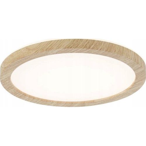 Panneau Led Atria Shine Wood D.190mm 11,2w 1340lm 4000k Effet Bois 230v Ip44