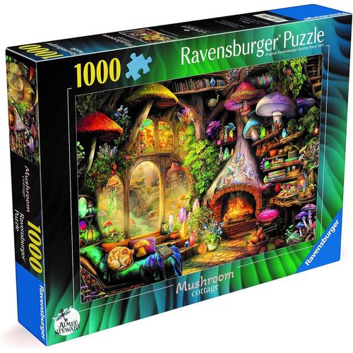 Ravensburger Mushroom Cottage 1000 Piece Jigsaw Puzzle