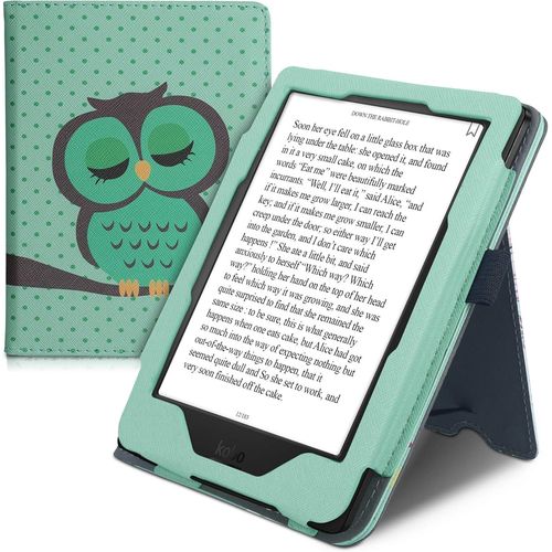 Étui Pour Liseuse Électronique Compatible Avec Kobo Clara Hd - Étui Housse Protection Turquoise-Marron-Menthe Glaciale[Book4280837]