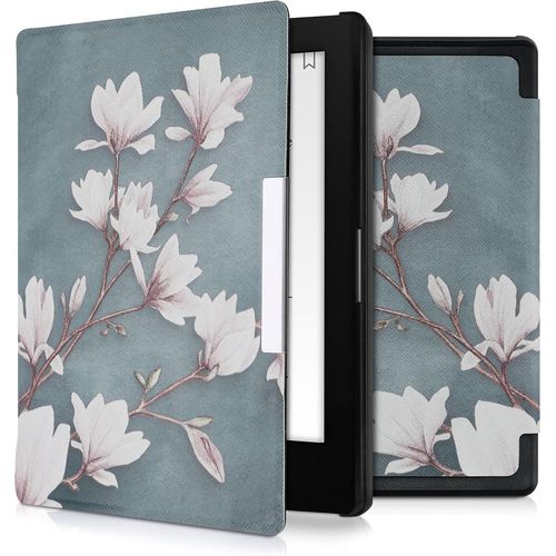 Étui Compatible Avec Kobo Aura Edition 1 Coque - Étui À Rabat Magnétique Tablette Ereader Similicuir - Taupe-Blanc-Bleu-Gris[Book4280897]