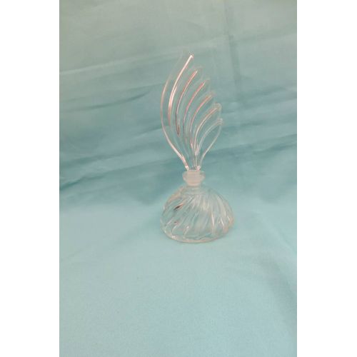 Ancien Flacon Vide Verre Ou Cristal