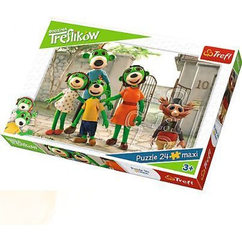 Puzzle Trefl - Rodzina Treflikow, 24 Pièces