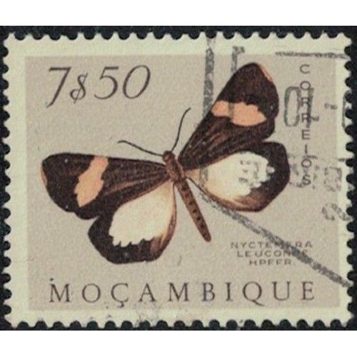 Mozambique 1953 Papillon Butterfly Nyctemera Leuconoe Y&T Mz 436 Su