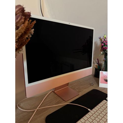 Apple iMac rose 24" 2021 M1 - Ram 16 Go - DD 256 Go