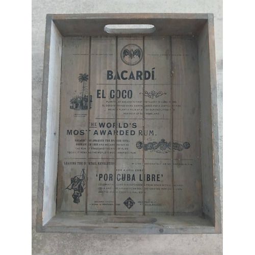 Plateau Bacardi Bois