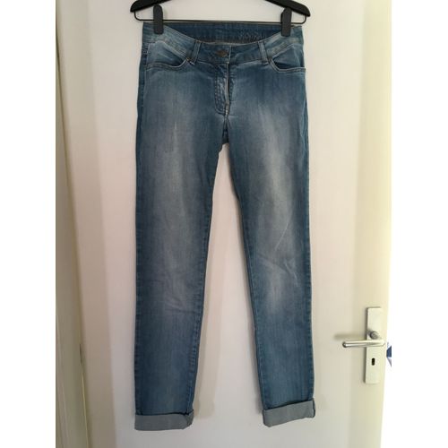 Jean Droit Kookaï Bleu Clair Délavé Taille 38