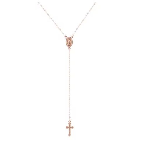 Chapelet En Acier Inoxydable- Or,Argent Ou Rose Gold 