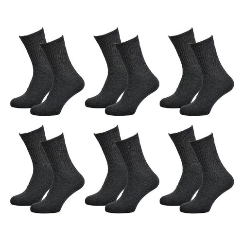 Chaussettes Homme C17 Jeans Confort Et Qualité -Assortiment Modèles Photos Selon Arrivages- Pack De 6 Paires C17 Jeans Tennis Anthracite