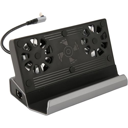 Station d'accueil 10 en 1 pour Steam Deck et ROG Ally avec 4K @ 60 Hz, Ethernet 1000 Mbps, Double Ventilateur de Refroidissement