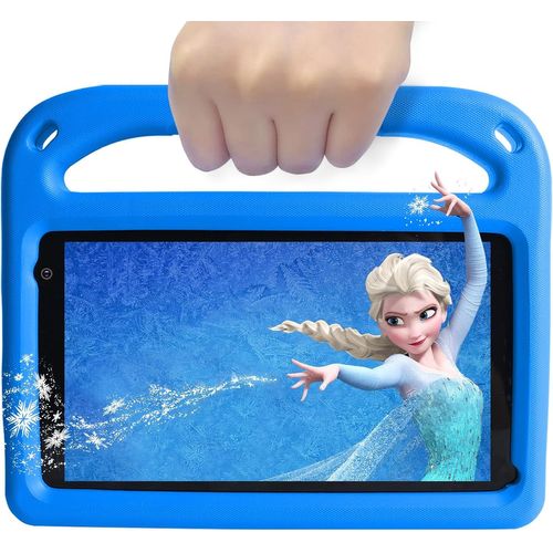 Tablette pour Enfants Android 11 7 Pouces, ROM 32 Go, WiFi, Bluetooth, GPS,Play Store installé, Double Appareil Photo, contrôle Parental, Fente MicroSD, avec étui pour Tablette -Bleu Foncé