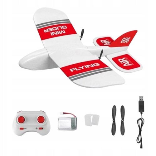 Planeur en mousse 2,4 G, avion volant à lancer, jouet, 15 piles