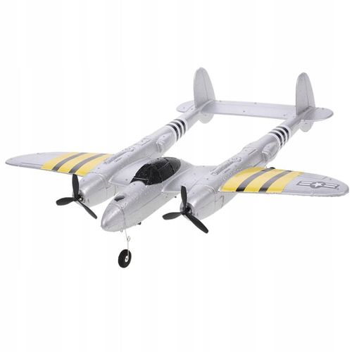 1 avion de chasse radiocommandé P38 avec radio 2,4 G en mousse