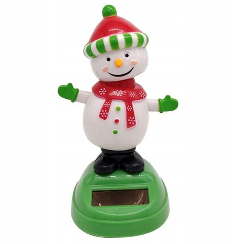 Jouet À Énergie Solaire, Bonhomme De Neige À Main Tremblante, Figurine À Tête Branlante