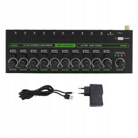 Mixeur audio stéréo RVB professionnel 10 canaux pour HJ
