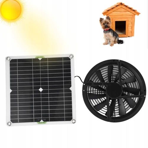 PANNEAU SOLAIRE EXTÉRIEUR VENTILATEUR 12V 100W