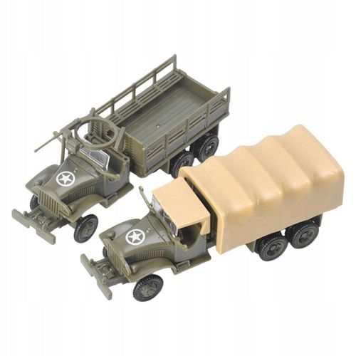 2x Simulation 1:72 4d Assembler Camion Véhicule Modèle Jouet Cadeaux De Collection