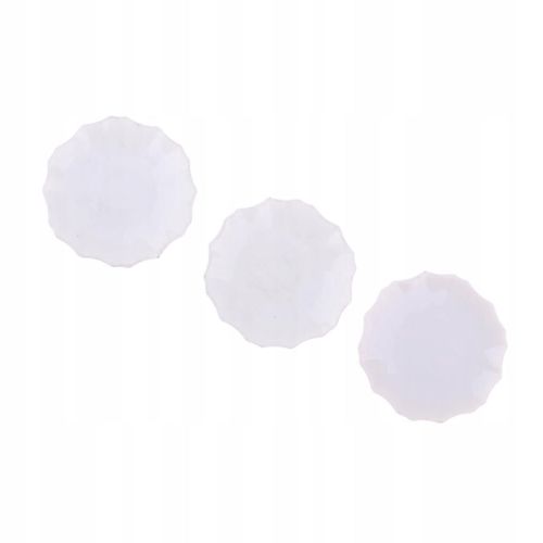 Lot de 3 assiettes miniatures en plastique avec soucoupe à l'échelle 1/12, accessoires de table pour maison de poupée
