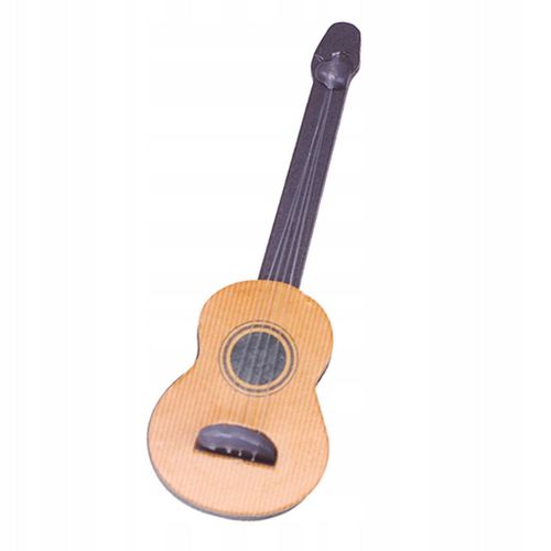 Mini instrument de musique en bois pour chambre de poupée, décoration de maison, guitare