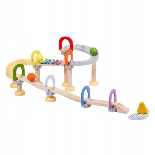 Circuit À Billes Montessori En Bois Et Marbre Pour Enfants, Jouet Interactif