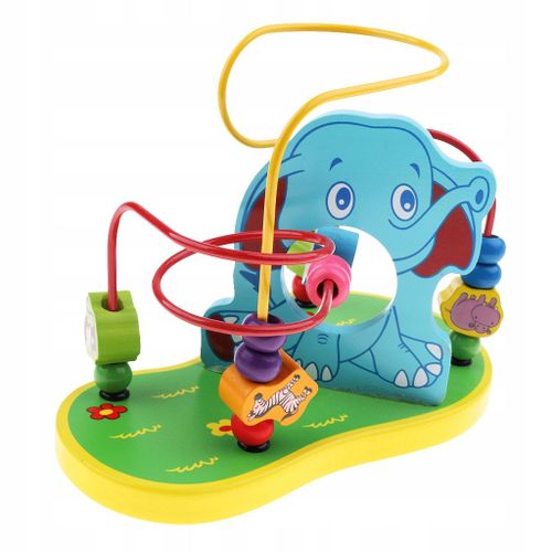 Puzzle éducatif multifonctionnel en bois Grenouille ronde
