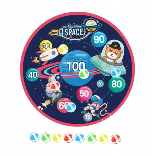 Jeu De Société Pour Enfants Avec 8 Balles Collantes, Coffret Classique Et Sécurisé, Parc Spatial