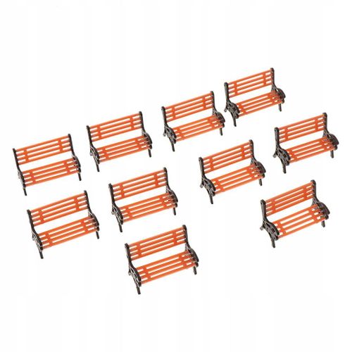 Banc De Parc Miniature À L'échelle 1:50, 10 Pièces, Modèle G