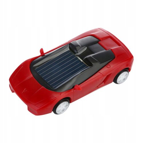 1x Mini Abs Véhicule Le Plus Petit Gadget Solaire Rouge