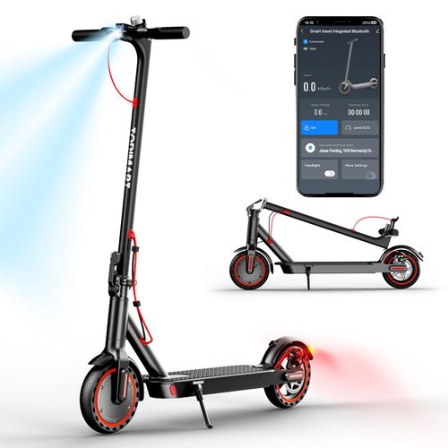 T3 Trottinette Electrique Pliable- Autonomie 35km- 25km/H- Moteur 350w- Roues 8.5"- Frein À Disque- Écran Led- Noir- Todimart