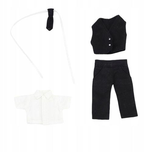 Vêtements et accessoires pour poupée Ob11 / Vêtements pour poupée 12, noirs