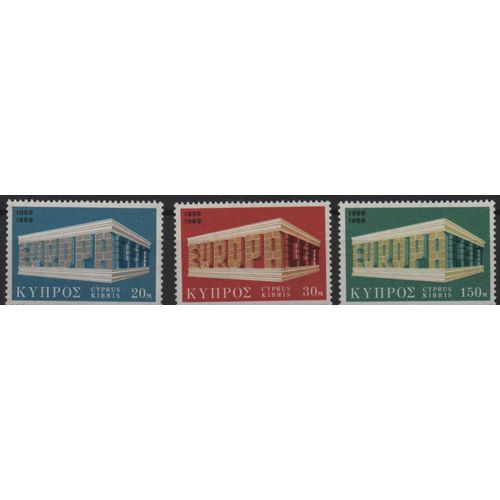 Chypre Timbres Europa 1969