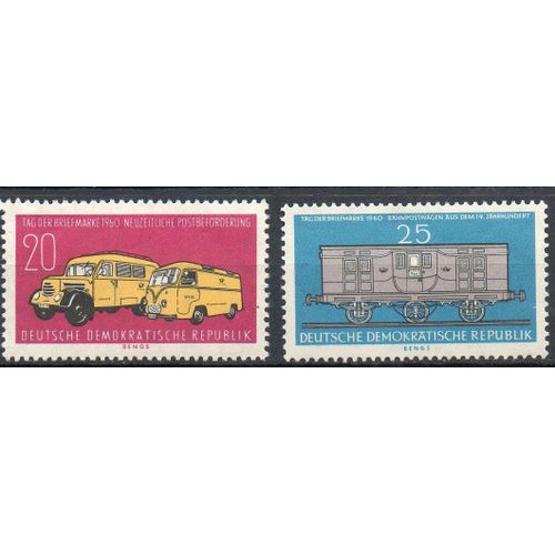 Allemagne De L' Est Journée Du Timbre 1960