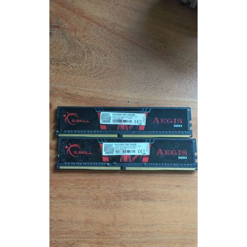 Barrette de mémoire vive 2 x 8 go référence G.SKILL Aegis 3000 MHz