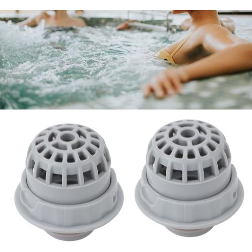 2Pcs Filtre à Débris Supérieur P05346 de Remplacement - Filetage Mâle en PVC pour Spa de Piscine Lay Z Spa