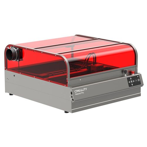 Graveur laser Creality Falcon2 Pro 22 W, assistance pneumatique intégrée, capot visible incurvé, caméra intégrée, tiroir, surveillance du feu, du flux d'air et de l'objectif, 400 x 415 mm
