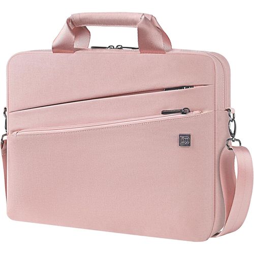 17 Pouces Imperméable Serviette De Protection Ordinateur Portable Sac À Bandoulière Sacoche Pour 17-17.3"" Notebook/Dell/Lenovo/Acer/Hp/Msi/Asus, Rose[PCOM4280424]
