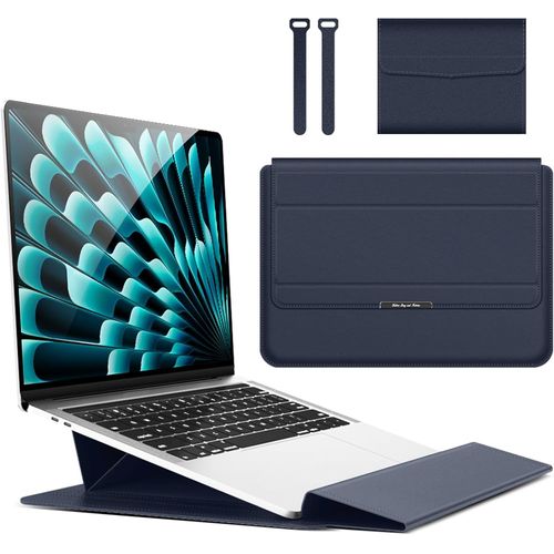 13 14 Pouces Housse Ordinateur Portable Sacoche Avec Fonction Stand Pour Macbook Air 13 M3/M2/M1 A3113 A2681 A2337, Macbook Pro 14 M4/M4 Pro/M4 Max A3112 A3401 A3185 A2992 A2918 A2[PCOM4282747]