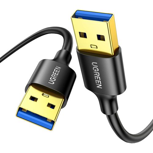 Data Câble Usb 3.0 Type A Mâle Vers Male Superspeed Pour Disque Dur Boîtier Externe, Dvd, Refroidisseur Pc Portable Et Lecteur Blu Ray (1M)[PCOM4281737]