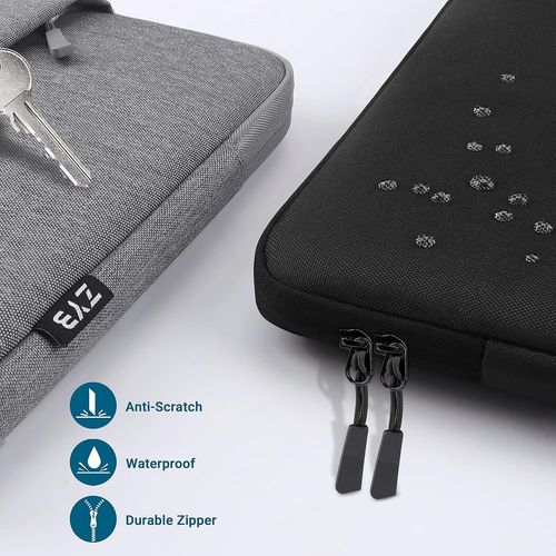 HYZUO 13 Pouces Housse Ordinateur Portable PC Sacoche Compatible Avec MacBook Air 13 M1 2018 2021 Macbook Pro 13 M1 2016 2021 Dell Xps 13 Ipad Pro 12 9 2018 2021 Surface Pro X 8 7 6 5 4 3 Bleu Marine