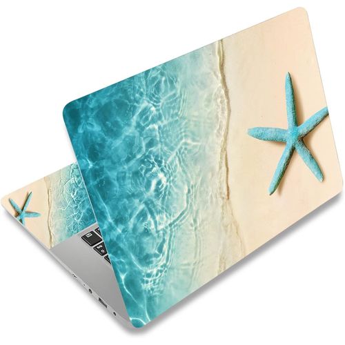 Autocollant En Vinyle Réutilisable Pour Ordinateurs Portables 12,1-15,6"",Décoratif,Résistant À L'Eau Et Aux Rayures,Pour 13,3"" 14"" 15"" Pc Portable Et Netbook (033 Étoile De Mer)[PCOM4284606]