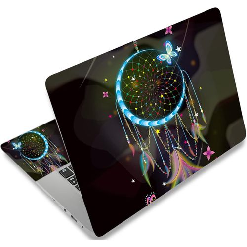 Autocollant En Vinyle Réutilisable Pour Ordinateurs Portables 12,1-15,6"",Décoratif,Résistant À L'Eau Et Aux Rayures,Pour 13,3"" 14"" 15"" Pc Portable Et Netbook (004 Attrape-Rêves)[PCOM4284604]