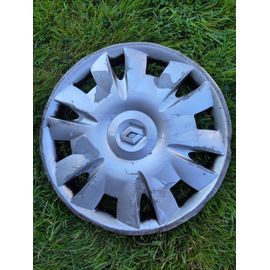 Enjoliveur Renault Aria 15" 15 " Pouces Pour Roue De Voiture Automobile Argent Silver 8200 755 827 B 8200755827 Original Rare Ancien
