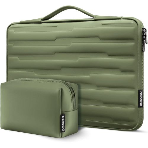 17,3 Pouces Imperméable Anti-Choc Protection Housse Pochette De Ordinateur Portable Sacoche Pour 17.3"" Dell Ideapad 321/Msi Gs73Vr Stealth Pro, Vert[PCOM4286530]