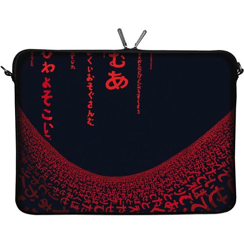 Ls109-10 Red Matrix Designer Netbook Sleeve Housse Pour Ordinateur Portable 10,2"" (25,9 Cm) Large Néoprène Pochette Sacoche[PCOM4285443]
