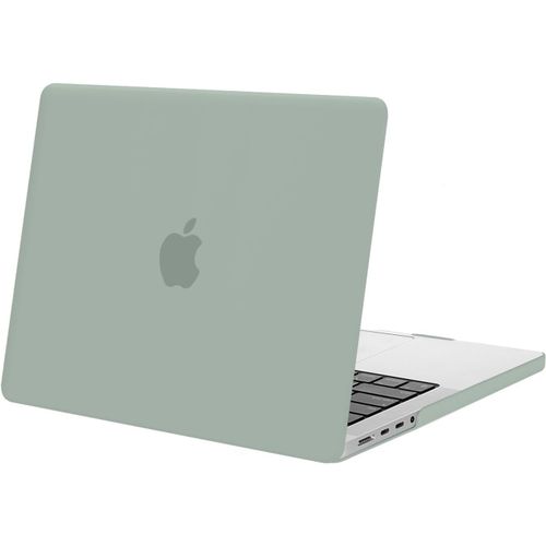 Compatible Avec Macbook Pro 14 Pouces 2025 2024 2023 2022 2021 M4 M3 M2 M1 Pro Max A3112 A3185 A3401 A2918 A2992 A2779 A2442 Puce Touch Id, Protecteur Plastique Coque Rigide,Vert A[PCOM4286872]