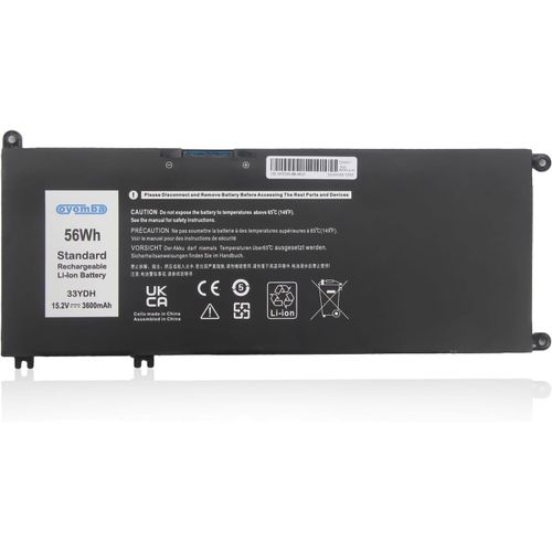 33Ydh Batterie Pour Ordinateur Portable Dell Inspiron 15 7577 17 7000 7778 7773 7779 7786 G3 3579 3779 G5 5587 G7 7588 Vostro 7570 7580 Latitude 13 3380 14 3490 15 3580 3590 Pvht1[PCOM4287210]